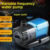 Silent Variable Frequency Large Flow Submersible Water Pump for Seafood Fish Tank Pond Circulation Plastic Square Accessory