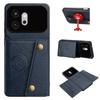 Винтажный кожаный держатель для карт и чехол-кошелек на телефон для HONOR 600, 6 карманов для карт, двойная застежка-кнопка, книжка-кошелек