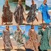 European & American Style Loose Beach Dress: Plus Size Cover-Up for Sun Protection & Seaside Vacations