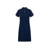 Polo Logo Embroidered Short Sleeve Dress Women Dresses Blue 211799490P-005