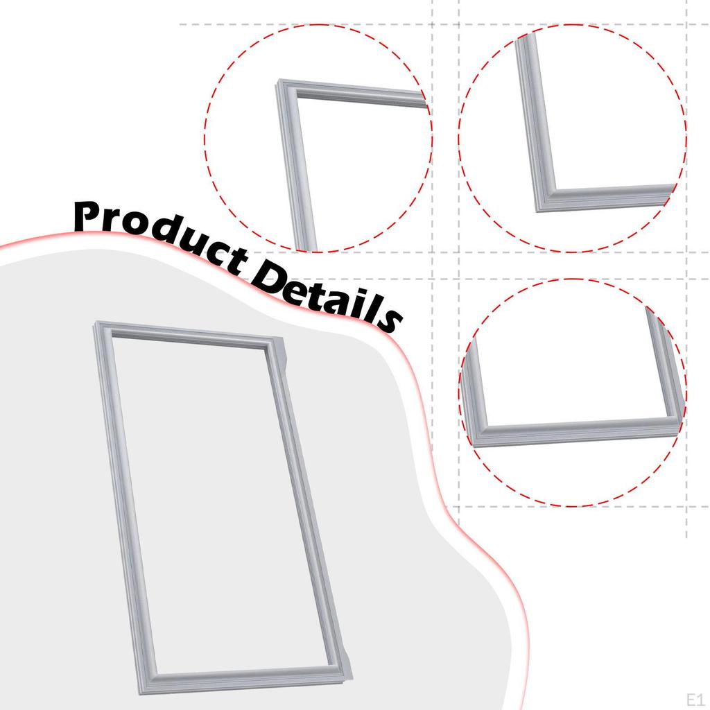 Уплотнитель двери морозильника холодильника PS11759515 W10830162 W10179332N W12723206AP W10443225 4458813