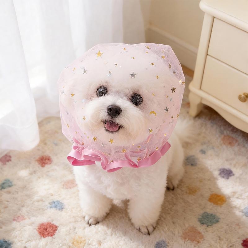 Breathable Pet Mesh Headgear for Dogs Portable Anti-Stray and Eating Prevention