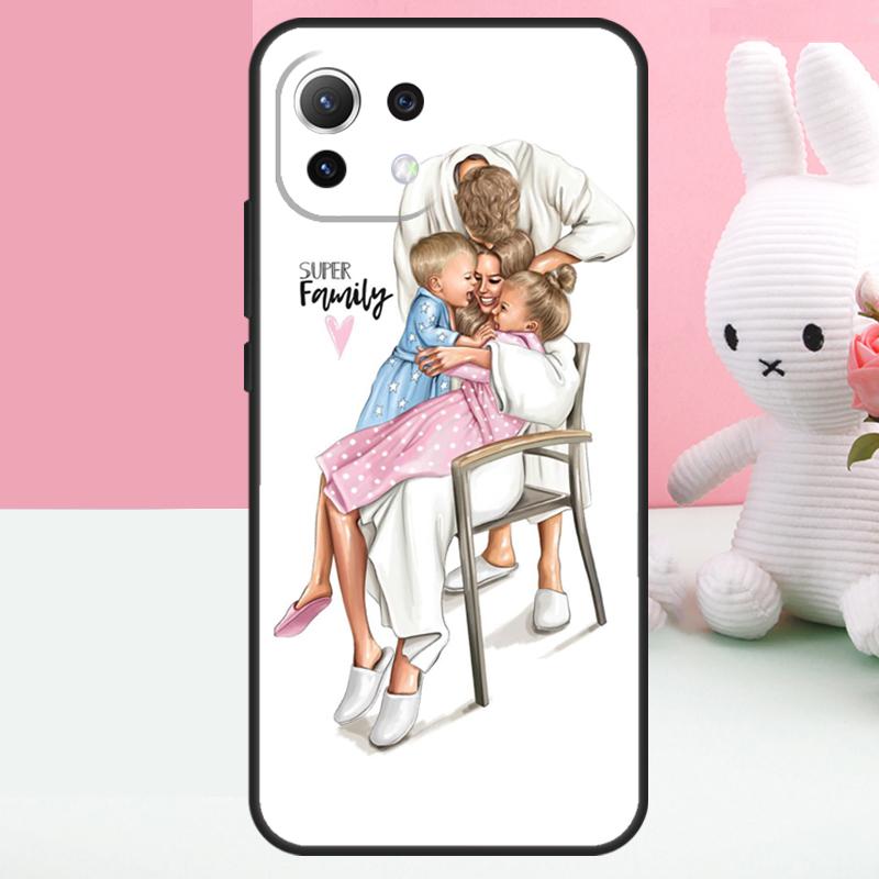 SUPER MOM MOTHER MAMA CUTE BABY Case For Xiaomi 15T 13T 14T 17 Pro Max 15 14 Ultra POCO X7 Pro X5 X6 F5 F6 F7 F8 Ultra Funda