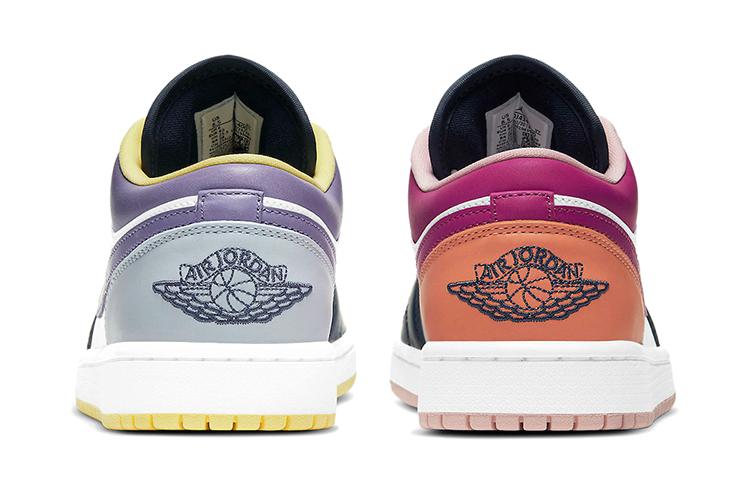 Air Jordan 1 Low Se 'Несочетающиеся Фиолетовый Малиновый' Женские DJ4342-400