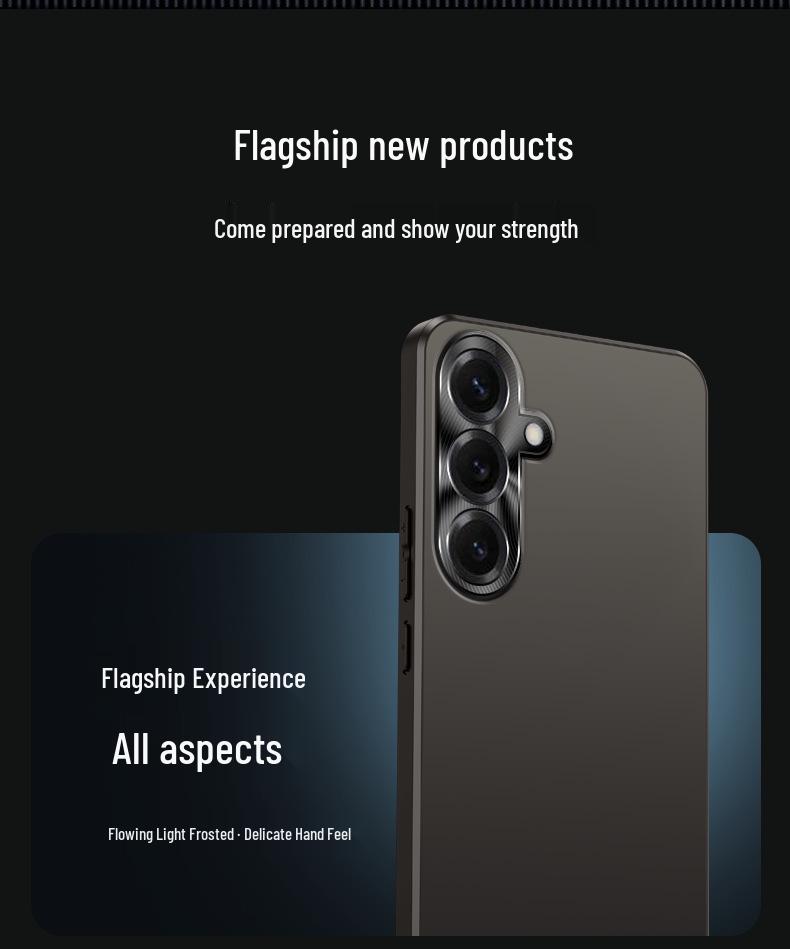 Совместимо с Samsung S23/S23 Ultra, S24 и S25 Ultra: Матовый Защитный Чехол для Телефона с Потоком Света, Ударопрочный.