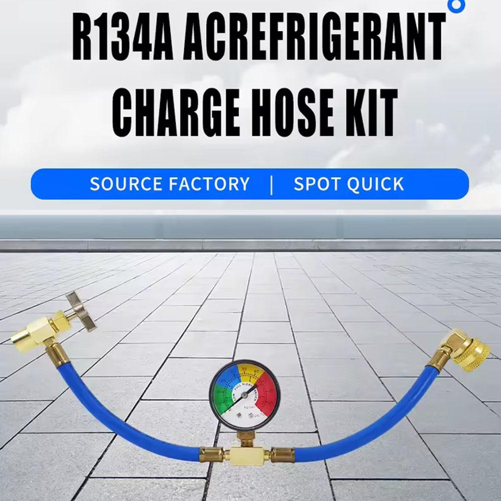 Комплект для заправки хладагента Ac Air R134A 134A, герметик для автомобильного кондиционера, заправка, датчики, зарядка, шланг R12, газ 30 л N9T1