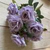 Accessories 9 Heads Wedding Camellia Rose Fake Floral Artificial Flower Holding Bouquets