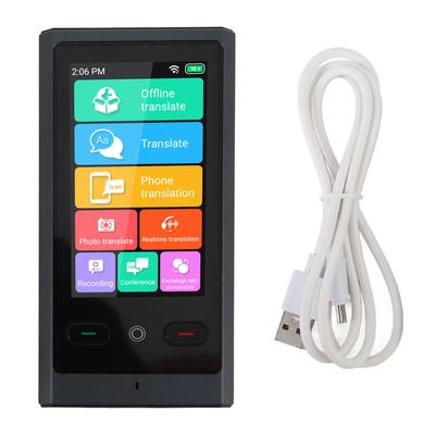 Умный голосовой переводчик 3-дюймовый сенсорный экран 138 языков онлайн 15 языков офлайн 2-стороннее в режиме реального времени