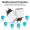 4-Port USB Travel Charger 5V/2.4A Fast Charge - AU/EU/UK/US Compatibility