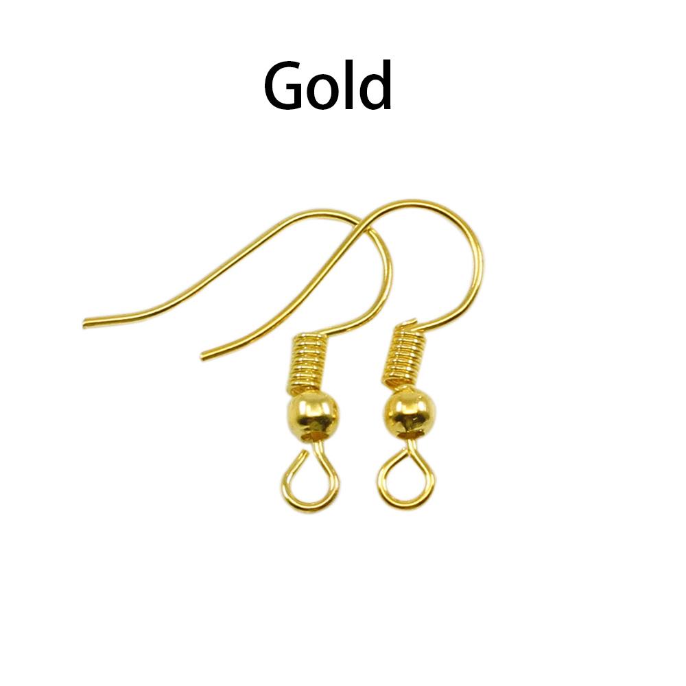 100-200pcs/lot 20x17mm Earring Findings Ear Clasps Hooks For DIY Jewelry Making Accessories Iron Hook Ear wire Jewelry Supplies