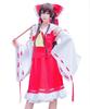 [Milky Time] Косплей Хакурей Рейму Хэллоуин Цельное платье Костюм жрицы храма с париком (L)