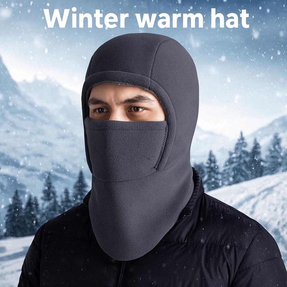 Neck Protection Warm Hat Mask Fleece Ski Windproof Cap Balaclava Cycling Cap Skiing
