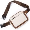 Women's Faux Leather Belt Bag, Mini Crossbody with Adjustable Strap