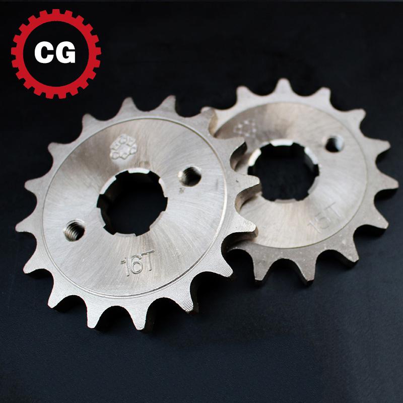 1 шт. Стальная никелевая 428 14T 15T 16T 17T Зубчатая звезда для Loncin CG125 CB125 CBT125 Питбайка Мопеда Скутера Мотоцикла