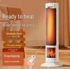 Flame Heater: Energy-Efficient Vertical Fireplace Fan for Fast, Whole-House Heating