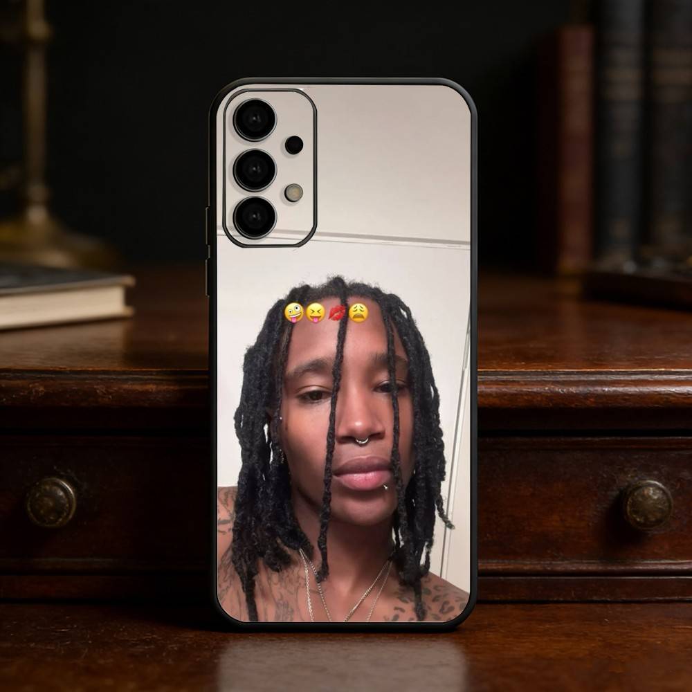 O-OsamaSon Rapper phone Case For Samsung S25,24,21,22,23,30,Ultra,20,Plus,Fe,Lite,Note Soft Black Cover