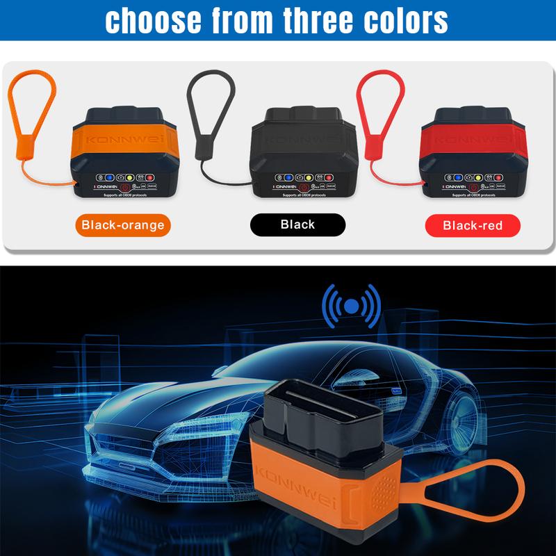 KONNWEI KW906 ELM327 V1.5 Pic18F25K80 OBD2 Сканеры Bluetooth 5.0 Для Android/IOS OBD 2 Автомобильный диагностический инструмент Считыватель кодов PK iCar2