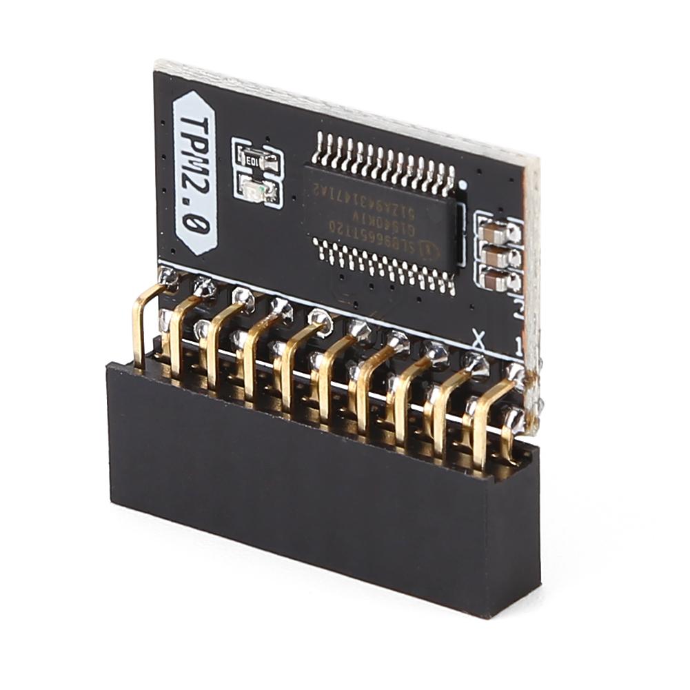 TPM 2.0 20-контактный модуль Материнская плата Запасная часть Модуль шифрования и безопасности TPM Удаленная карта 20-1 Pin для платформы Gigabyte