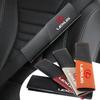Leather Car Seat Safety Belts Shoulder Cover Suede Soft Pad Accessories For Lexus LS LC IS350 ES300h ES300 IS250 GX460 NX350h RX