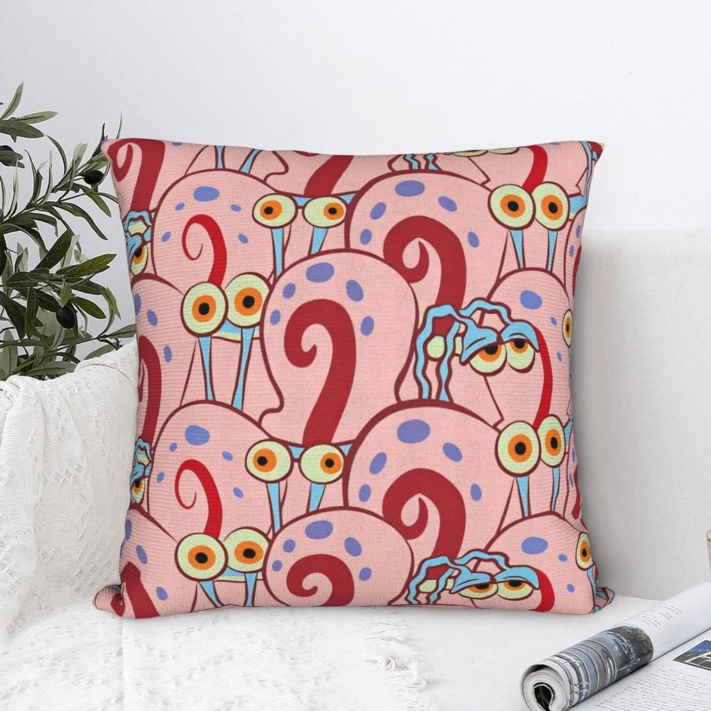 SSpongeBobeds SSquarePantsed Sponge Man Pillowcases Funny Pillow Case For Living Room Bed Chair Comfy Pillow Cover