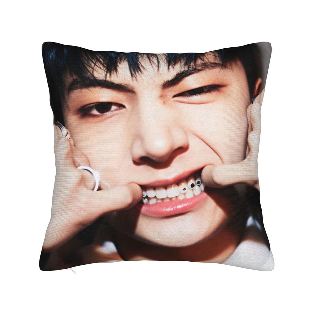 Pillow Case Kpop Style Boy Wonnie Soft Pillow Cover For Living Room Sofa Cute Funny Pillowcases