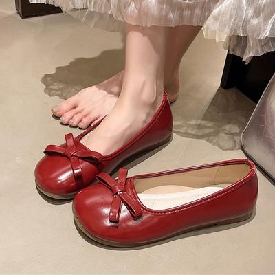 Модные балетки Женские туфли Мэри Джейн Неглубокие туфли-лоферы для платья с бантом Fashoin Сандалии Осень 2025 Роскошные Спортивные Повседневные Chaussure Femme