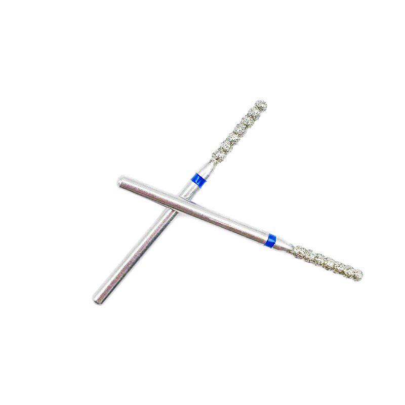 10 шт., стоматологические алмазные боры, сверла Dia-burs для высокоскоростных наконечников, средний диаметр ручки 1,6 мм, стоматологические инструменты BC-X11