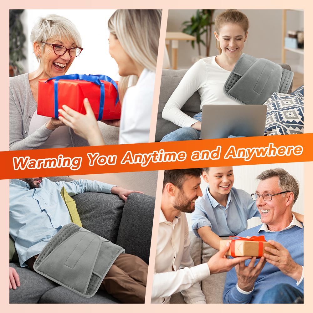 Портативное электрическое одеяло с подогревом для спины, поясницы, плеч, грелка для рук, домашний офис, согревающий коврик для питомцев, облегчение менструальных болей