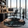 Daryl and Rick Printed Round Rug Carpet Chair Rug Area Rug Entryway Doormats,for Office Chair Living Room Bedroom Kitchen Room.