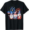 4th Of July Three Gnomes Celebrating USA Independence Day T-Shirt
