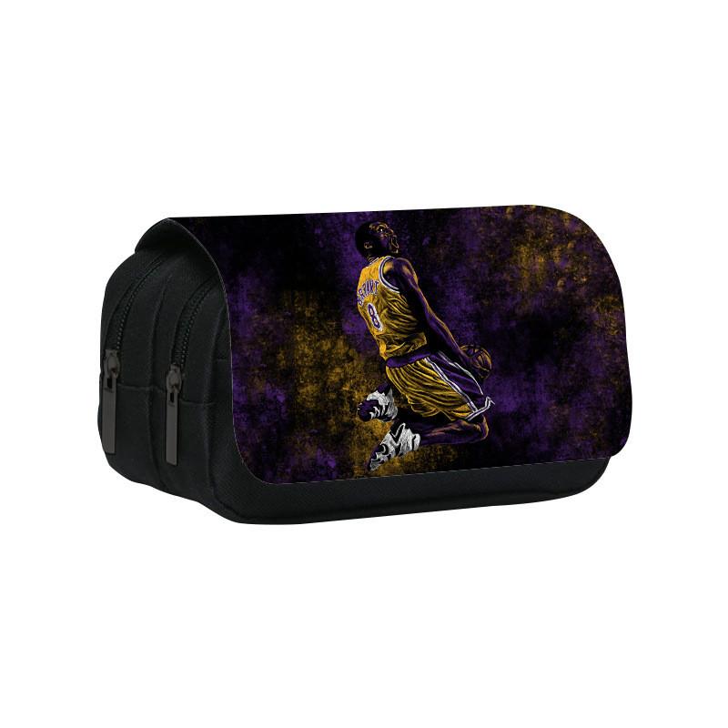 Kobe Bryant Nba Pen Organizer With Nylon Fabric And Large Capacity For Students