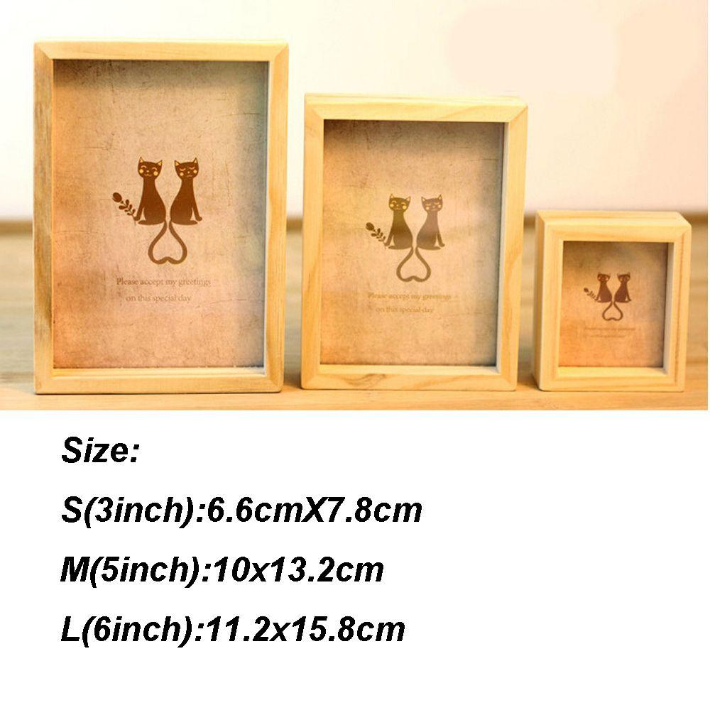 Мини-арт Свадебный декор Деревянный держатель для фотографий Фоторамка Винтаж