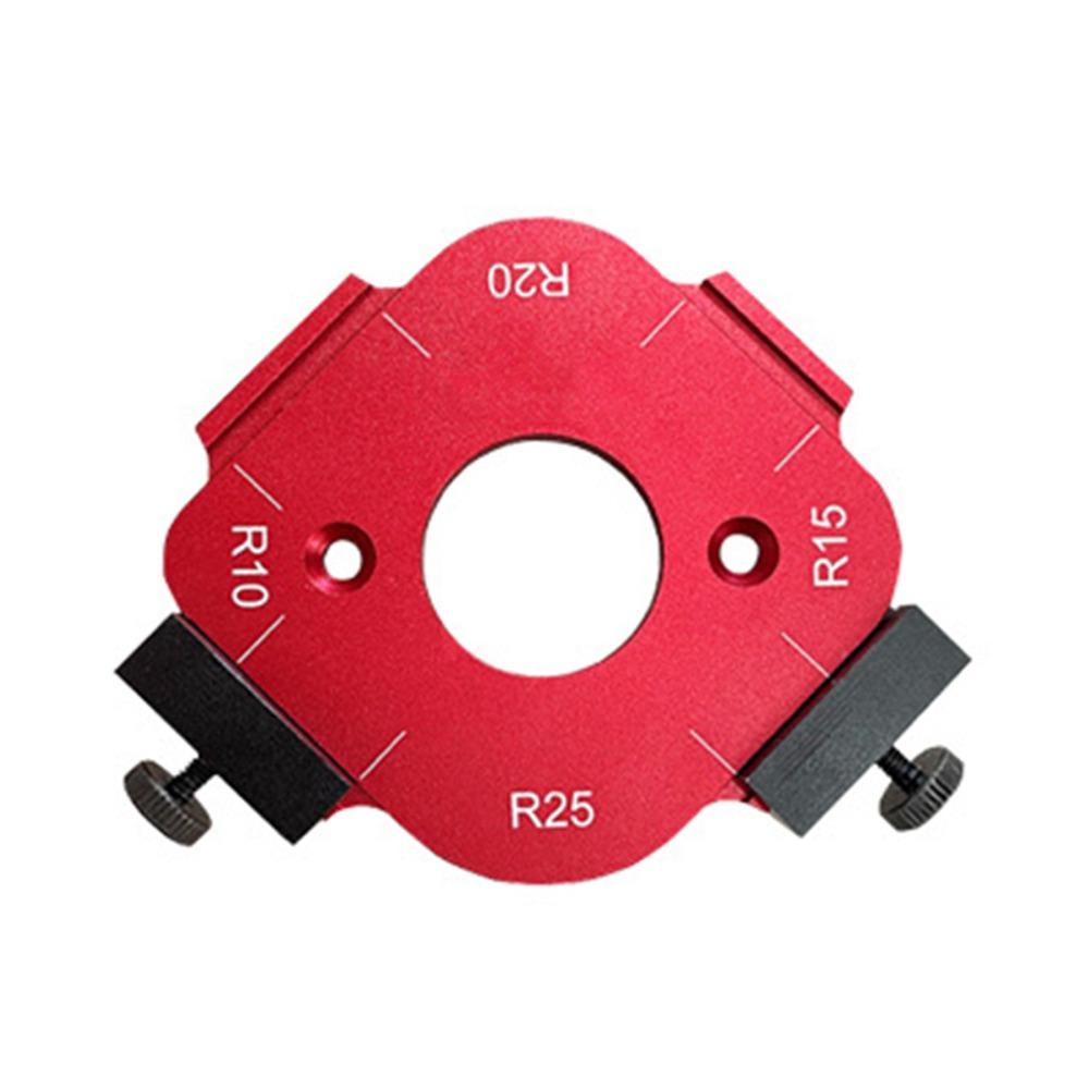 2pcs Adjustable Radius Radius Jig Router Template Rounded Corners Template For Cabinet Making