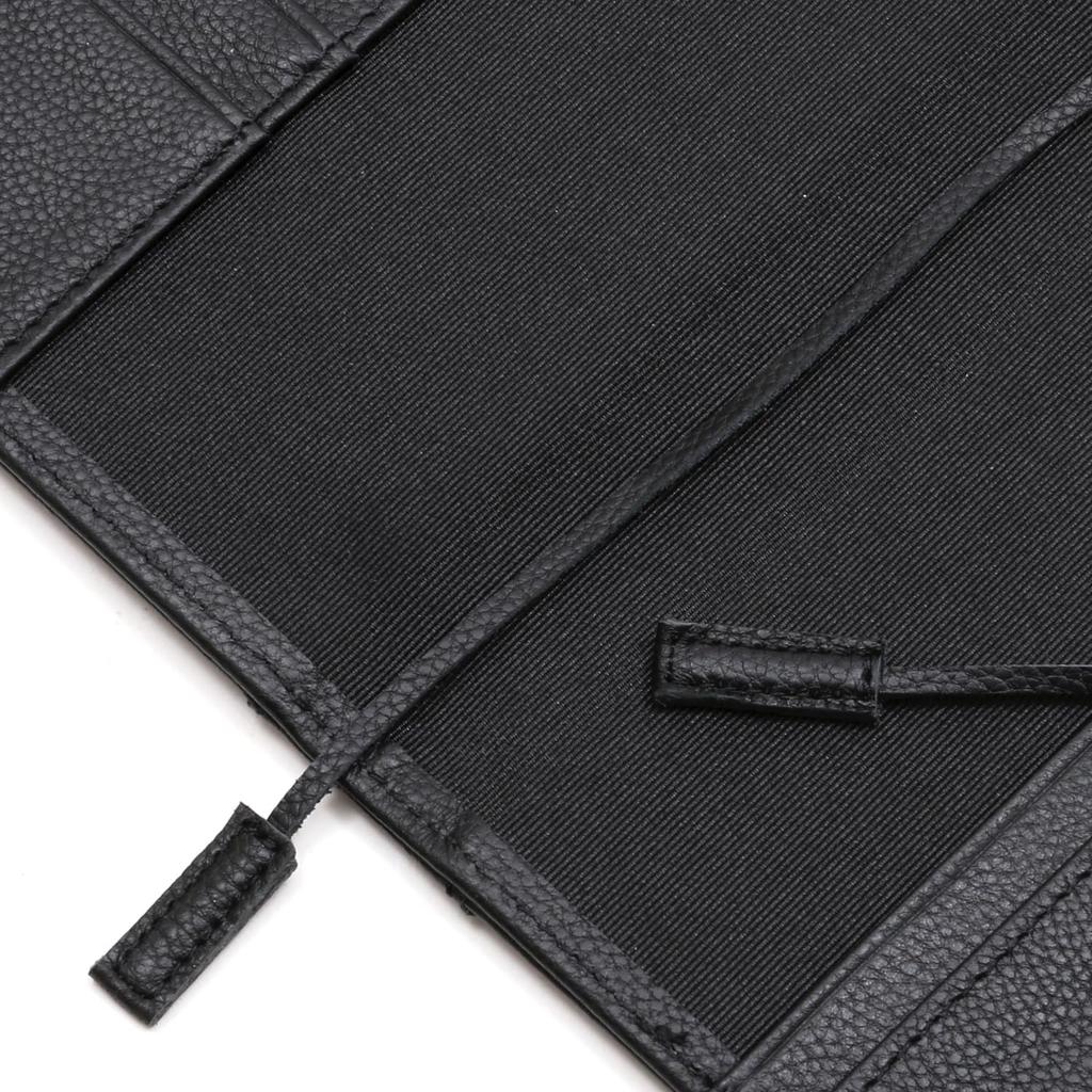 Обложка для блокнота формата А4 из натуральной кожи, тонкая обложка для хранения, блокнот для колледжа, держатель для ручки, закладка, держатель для карточек NC3 [BLUE SINCERE] 2-book /