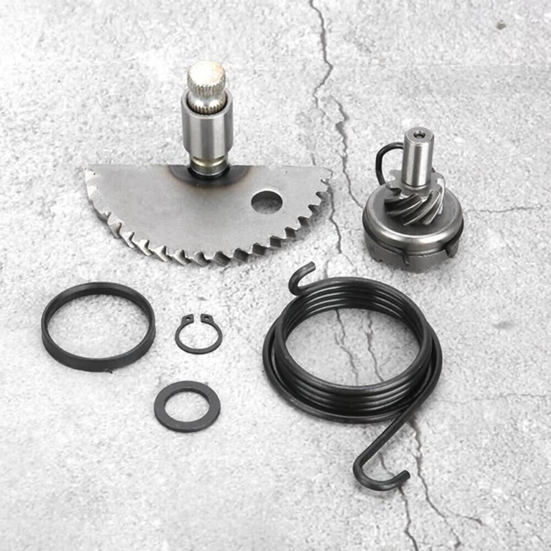Scooter ATV Moped Kick Start Complete Gear Kick Start Kit for GY6 50CC 80CC Replacement Part Kickstarter Gear Assembly
