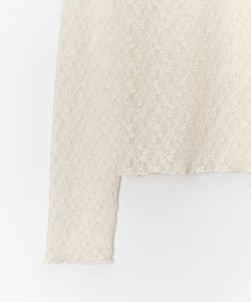 JBYRARA Crewneck Lace Layered T-Shirt_Cream