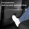 Car Seat Back Protective Mat Anti-kick Pad With Storage Pocket Accessories For Citroen C1 C2 C4 C3 C5 Berlingo Celysee Cactus
