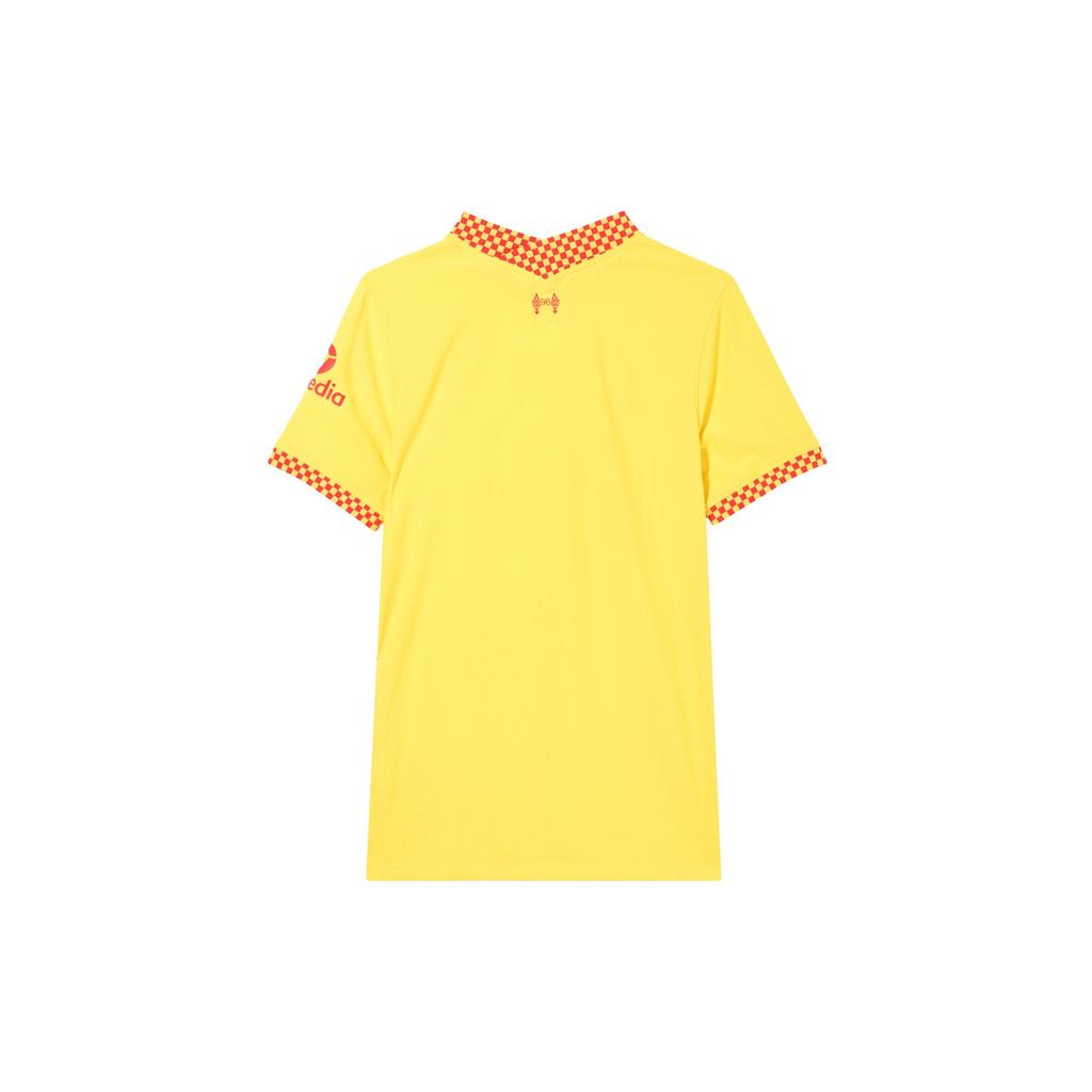 Nike Футболка ADV Vapor Liverpool FC 2021/22 Dri-FIT хром желтый/Rush красный для мужчин в уличном стиле DB5889-704