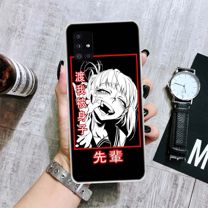 Anime Himiko Toga Waifu Phone Case For Samsung Galaxy A52 A53 A12 A13 A22 A23 A32 A33 A72 A73 A42 A02S A03S 5G A50S Cover Coque