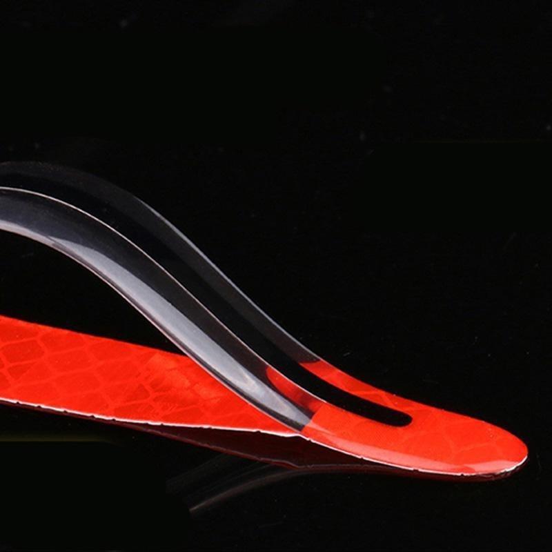 4 шт., светоотражающая 3D универсальная наклейка на дверь автомобиля, клейкая лента, открытые наклейки, предупреждающий знак, ночное безопасное вождение, освещение, светящийся декор, наклейки на автодвери