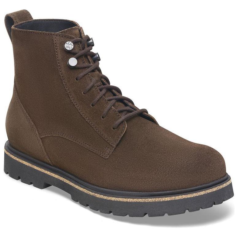 Birkenstock Highwood Series Suede Comfortable Versatile Short Martin Boots Women boots Brown 1028940