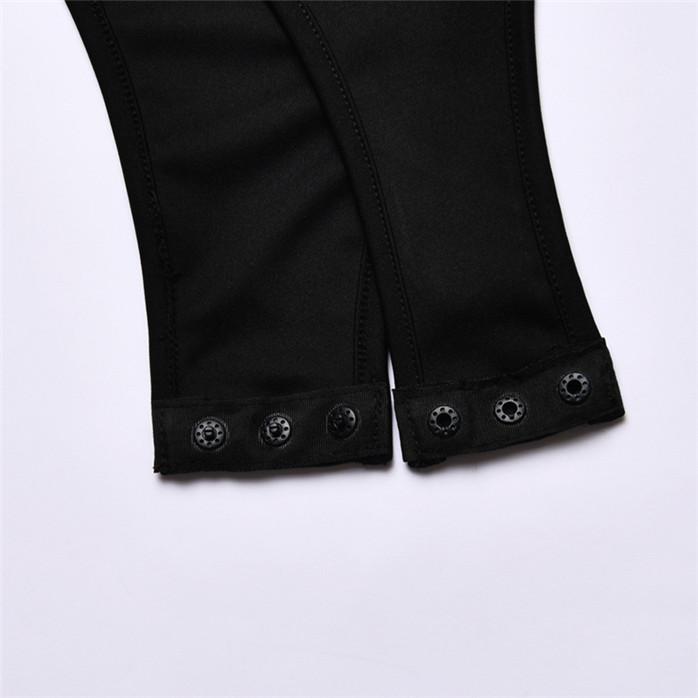 Женское боди с рукавами-фонариками, модный комбинезон с квадратным воротником и открытой спиной, с длинными рукавами