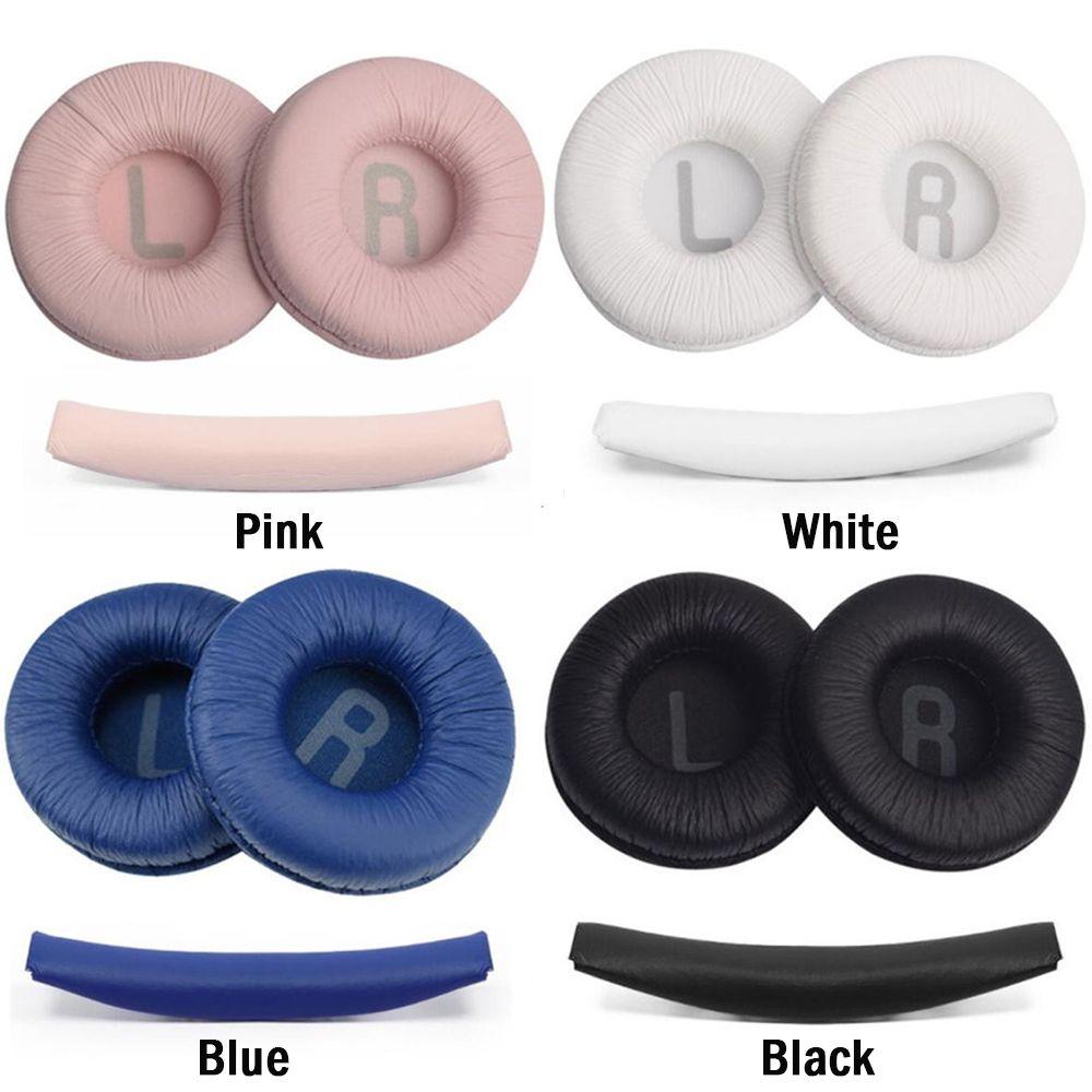 1 Pair Protein Leather Accessories Headphone Replacement Ear Pads Cushion Cover Headband