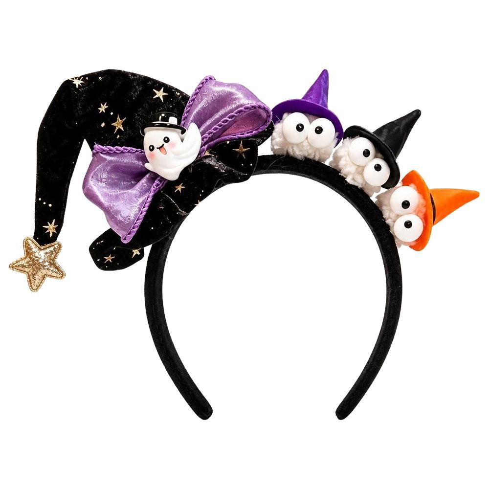 Fabric Halloween Cartoon Hairband Halloween Theme Ghost Headband Pumpkin Headband Costume Events