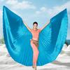 1 Set Belly Dance Wing with Telescopic Rod Eye-catching Wing Prop Cosplay Costume for Parties Festivals Decoration