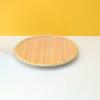 Imitation Bamboo Plate Round Smooth Edges Easy To Clean High Temperature Resistant Plate Hand Woven SnacksTray