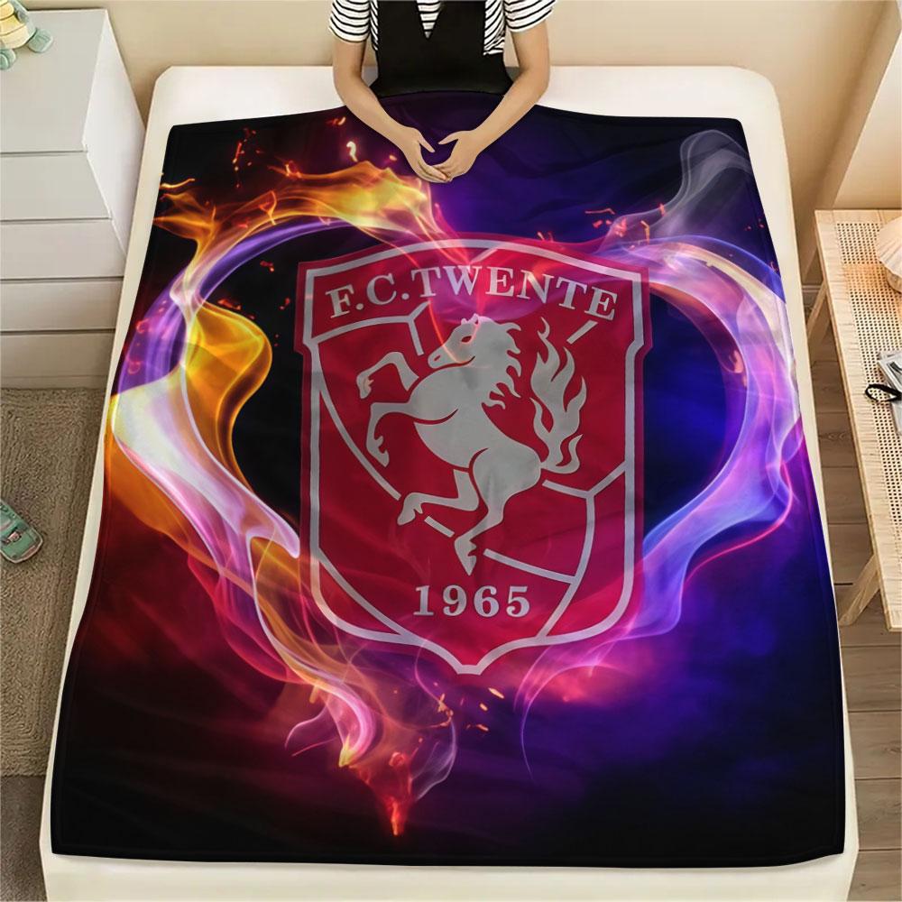F.C. Twente FlAannel Blanket, High quality Comfortable for All Seasons, Home Decor, Warmth and Comfort