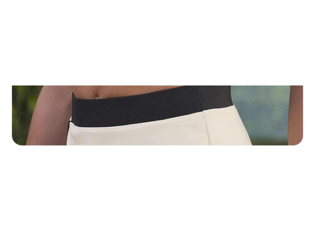 Женский стройнящий теннисный костюм контрастных цветов, быстросохнущий жилет для йоги и фитнеса со юбкой, с чашечками, комплект из двух предметов спортивной одежды.