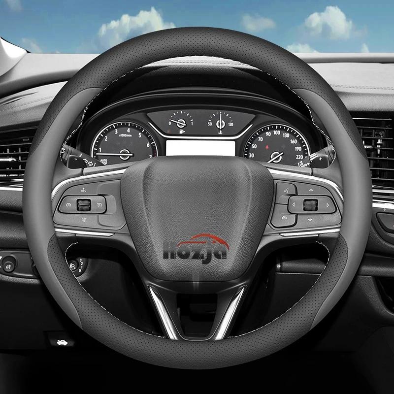 Кожаная накладка на руль автомобиля для Opel Mokka X B Mokka-e Astra G H J K GTC Insignia A B Sport Tourer Vivaro A B C Аксессуары