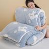 Zile Plush Lamb Velvet Winter Quilt - Warm Cotton Comforter (220x240cm, 5kg)